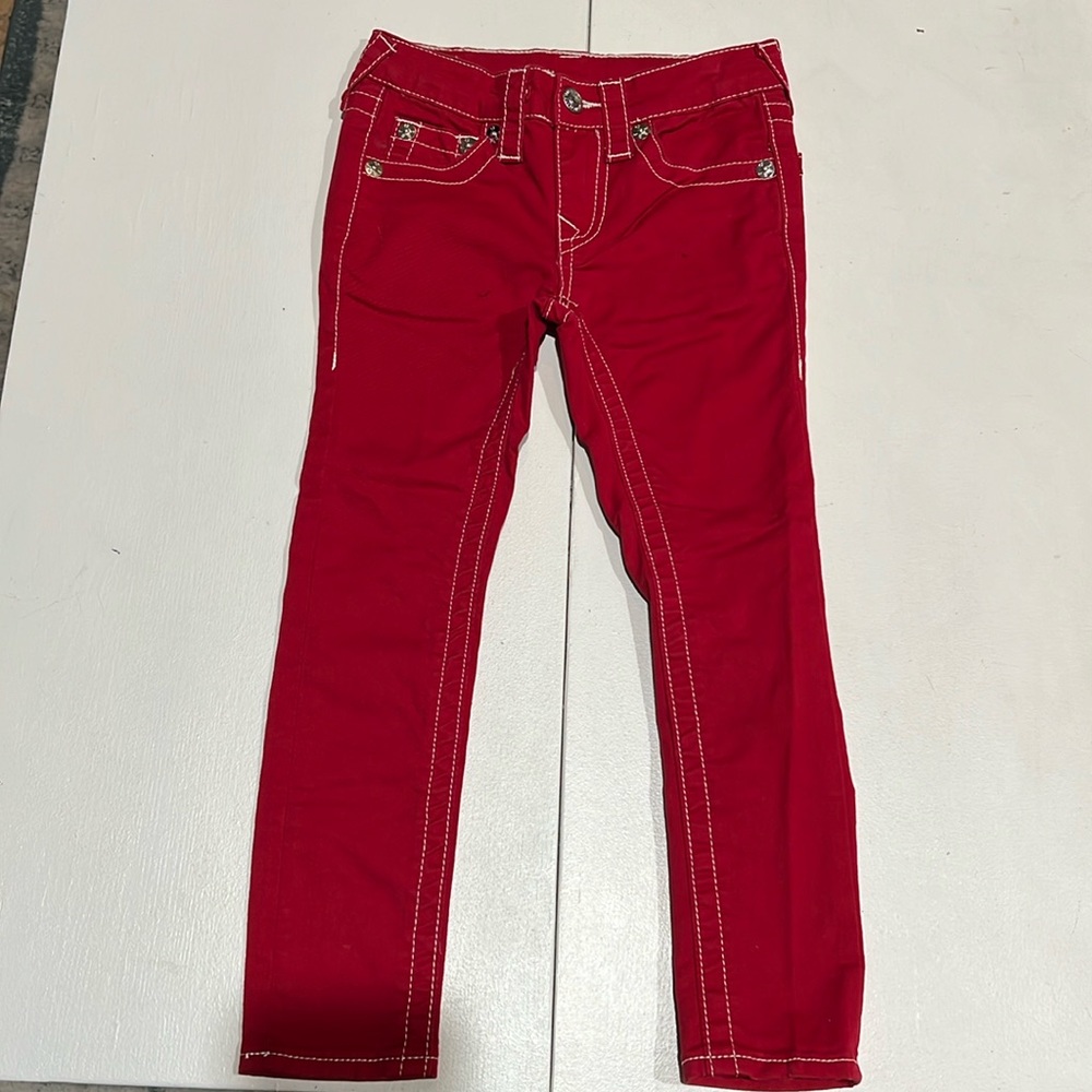 True religion girl size 5 Halle midrise super skinny jeans